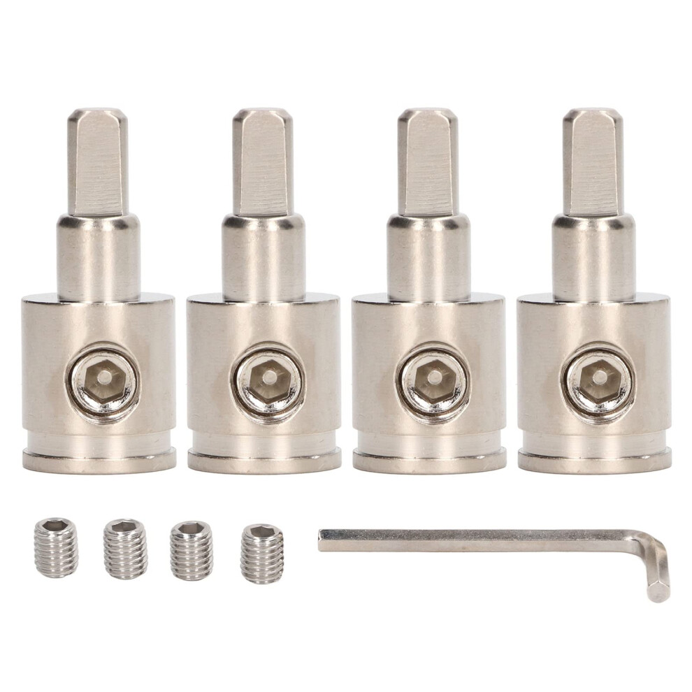 Car Audio Power Ground Reducer 0Ga To 4Ga Brass Adapter For Amplifier Battery Terminals Secure Connection 9310869651406