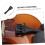 Aluminum Alloy Violin Tailpiece for 3/4 Size Strings, Lightweight Durable Replacement Bridge 2