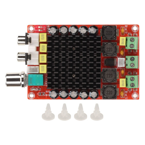 Class D Amplifier Board, Dual Channel Stereo Output, Efficient Digital Audio Module for DIY Speakers