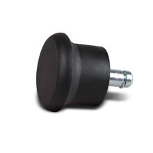 5 Pack Heavy Duty Office Chair Casters Black Replacement Wheels for Desks and Beds