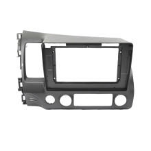 10.1 Inch Radio Panel Dash Kit for Honda Civic 2 Din Car Stereo Frame LHD 20062011 Durable Fit