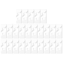 25 Pieces Vertical Blind Kit White Slat Fixers for Quick Blind Restoration and Easy Installation