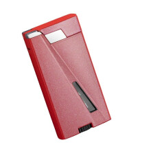 Refillable Butane Torch Lighter with Windproof Jet Flame, Adjustable Flame and Clear Fuel Window for BBQ Camping Outdoor