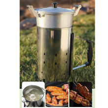 Charcoal Chimney Starter for BBQ Grilling, Fast Ignition and Chemical Lighting, Outdoor Use