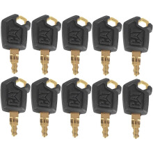 Cat Keys Replacement for Cater-Pillar Heavy Equipment 5P8500 (Pack of 10)