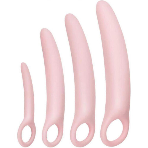 4-Pack Silicone Pelvic Floor Muscle Dilator Trainer Set
