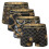 (M 37CM) New men's printed underwear, 4-pack, boxer briefs 1
