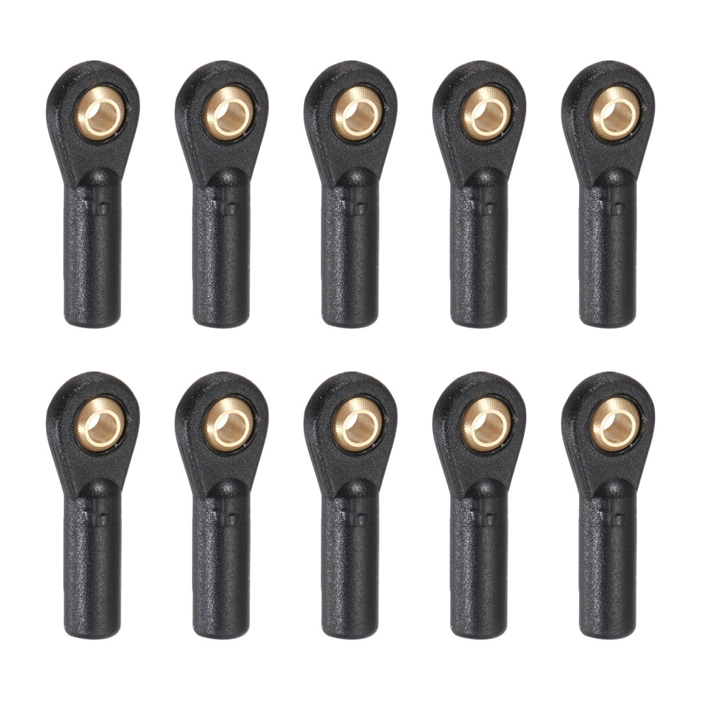 M3 Spacer And Rc Ball Joint Rod End Kit 3Mm Center Hole Precise Spacing Control For Rc Car, Black Pack Of 10 9310869696643