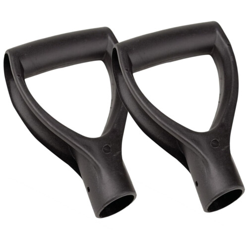 2pcs Shovel Replacement Handle Ergonomic Plastic D Grip Durable Universal Gardening Tool