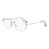 AntiGlare Reading Glasses +0.75 with Silver Coating and Spring Temple Oval Round Frame for Computer Use 1
