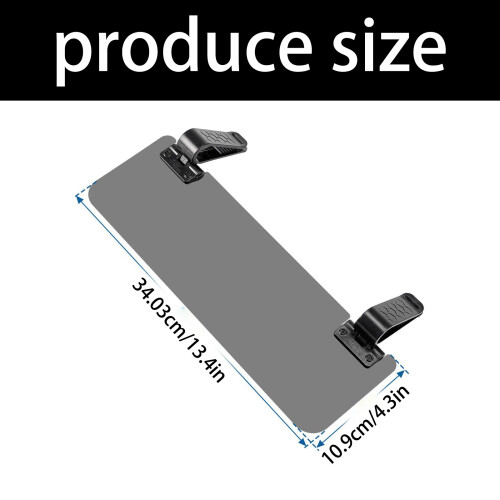 Adjustable Trucks Vehicle Sunvisor Expander Blocks Harsh-Gray 1