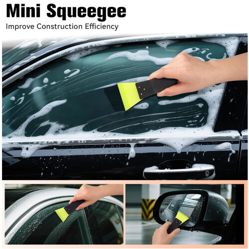 2 Pieces Efficient TPU Squeegee For Automotive Tinting And 1