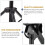 Adjustable 12 Inch Snare Drum Practice Pad Stand Black Alloy Foldable Height Adjustable Holder 4