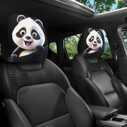 Comfortable Delightful Panda Themed Car Accessories 2-Type A 2
