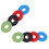 10pcs Black and Red Silicone Guitar Strap Locks Set, Secure Rubber Strap Blocks Protector 4