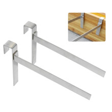 2pcs Beehive Frame Holder Bracket for Secure Frame Support and Hands Inspection Beekeeping Tool