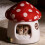Soft Fabric Cats Bed Umbrellas Shape for Warm Comfortable 6