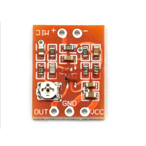 2PCS Electret Microphone Amplifier Module MAX4466 Adjustable Gain 30dB Audio Preamp Board for Arduino 2