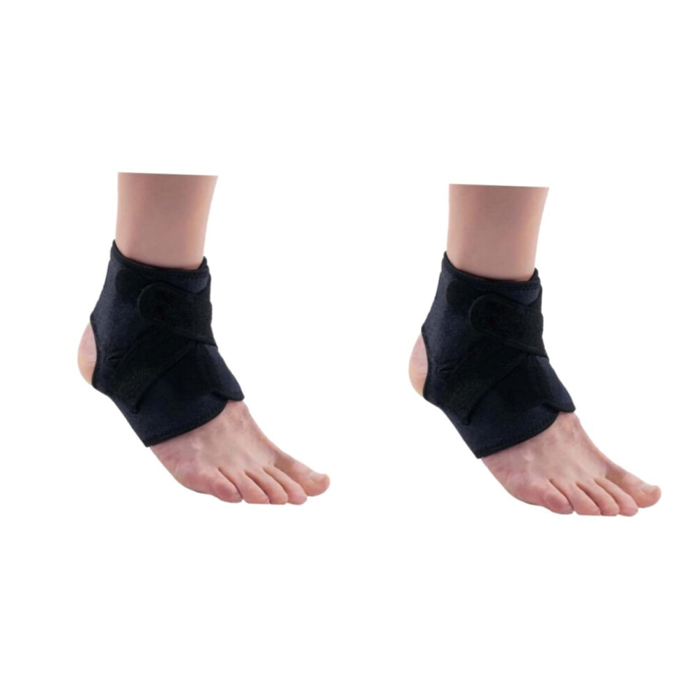 2pcs Ankle Brace Compression Sleeve for Running Breathable Non Slip Support for Men and Women
