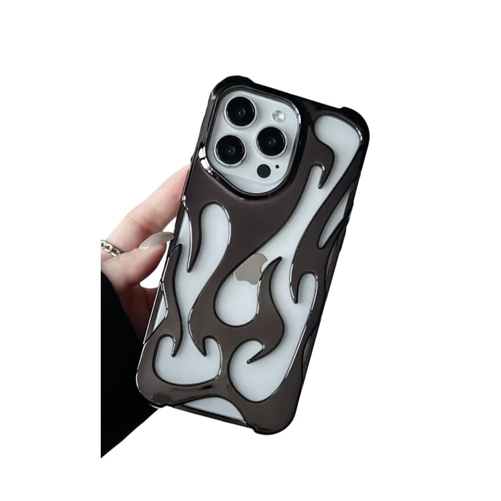 Electroplated Case For Iphone 16 Pro, Slim Shockproof Cover With MilitaryâGrade Drop Protection And Camera Guard Black 9330225645115