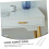 2pcs Soft Close Drawer Slides Silent Glide Easy Bottom Mount for Kitchen Cabinets 5