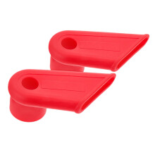 Red Grocery Cart Handle Replacement Connector for Supermarket Trolleys, Easy Quick Installation, Durable Universal Fit