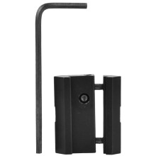Adaptador de montagem de mira leve, durável e compacto para armas de fogo, com estrutura de mola, pino de parada removível, pronto para caça