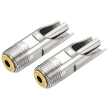 Stainless Steel Pig Nipple Waterer 2 Pack Automatic Pig Drinker 1/2 Inch Copper Hat Duckmouth for Sows and Poultry