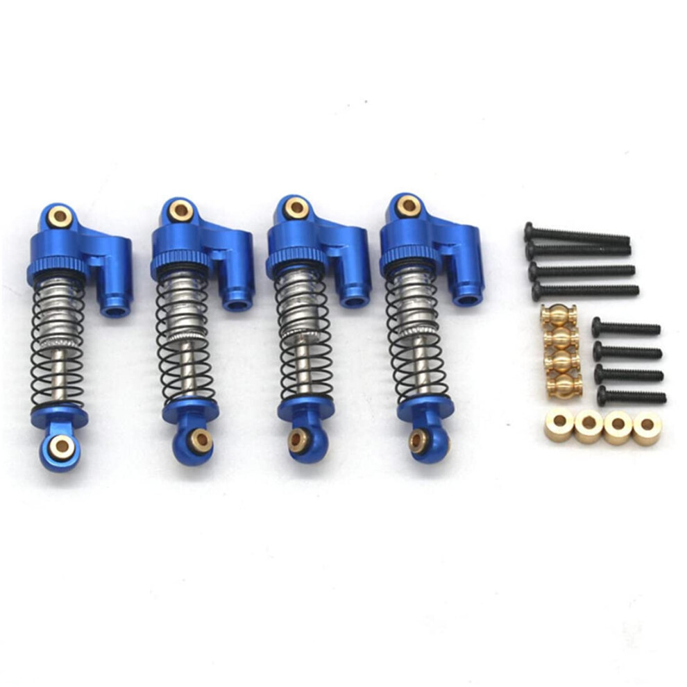 Rc Shock Absorbers Oil Dampers For Fms Fcx24 1/24 Crawler, Aluminum Upgrade With Enhanced Stability Blue 9310869698302
