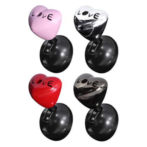 Universal Heart Shape Car Starter Button Cover With 4-Red Lemon 1