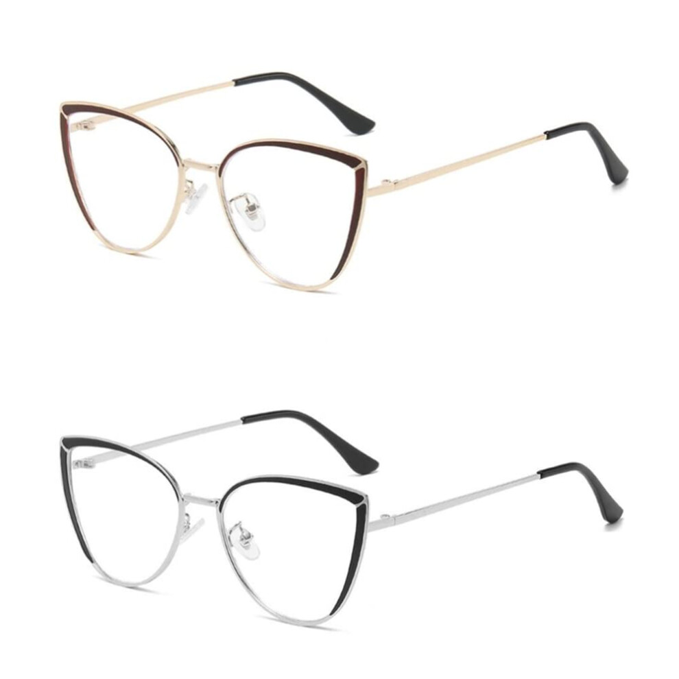 2 Colors Bluelightblocking Glasses Women Men Oversized Optical Frame Eye Defend Ultra Light Eyeglasses Office Computer Goggles