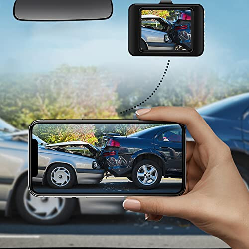 1080P Dash Cam with G‑Sensor, Night Vision, Loop Recording, 2.0' Display, Supports 32GB Card 1