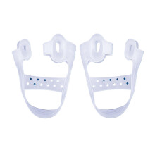 Bunion Corrector for Big Toe Alignment, Soft SEBS Toe Separator Brace, Breathable Stretch Design, White