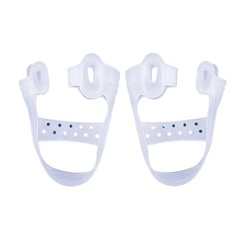 Bunion Corrector for Big Toe Alignment, Soft SEBS Toe Separator Brace, Breathable Stretch Design, White