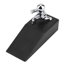 Heavy Duty Non Slip Rubber Door Stopper with Durable Zinc Alloy Body for Home and Office Use