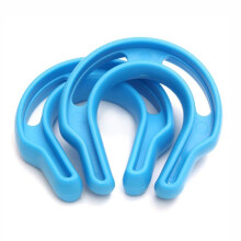 2 Pack Plastic U Shape Door Stopper Clips for Baby Safety Gate, Secure Easy Clip Installation