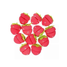 Air Hair Curler 12pcs Strawberry Hair Roller Grip Sponge Heatless Cling Rollers