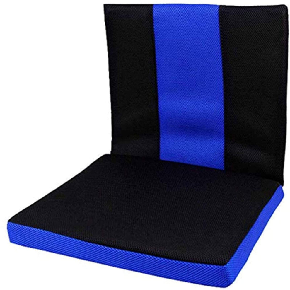 AntiDecubitus Wheelchair Cushion for Pressure Relief, Breathable Honeycomb Seat with NonSlip Oxford Backrest
