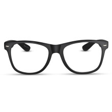 Matte Black TR90 Reading Glasses for Men 2.0x – Spring Hinge Comfort Fit, Clear Magnification
