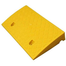 Plastic Car Ramp for Driveway Curb, NonSlip Threshold Ramp with Durable OnePiece Structure, Yellow 50185CM