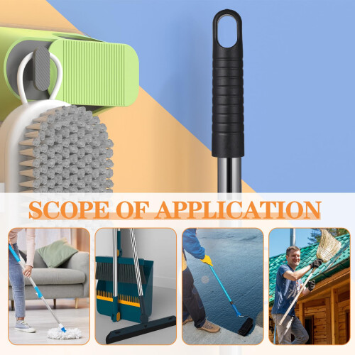 Mop Handle Replacement and Broom Handle Grip Kit 5pcs, Durable Plastic End Caps for 25mm Rods 2