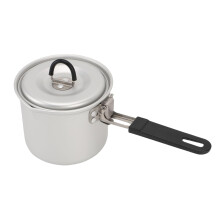 Camping Cookware Foldable Aluminum Pot Fast Heating Compact Lightweight Cooking Pot for Hiking