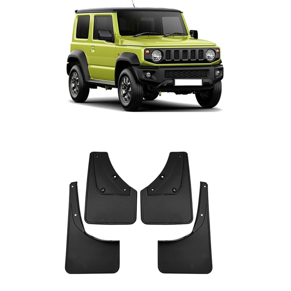4Pcs Mud Flaps For Suzuki Jimny 20192023, Waterproof Mudguards With Easy Nodrill Installation And Durable Offroad Protection 9310869654889