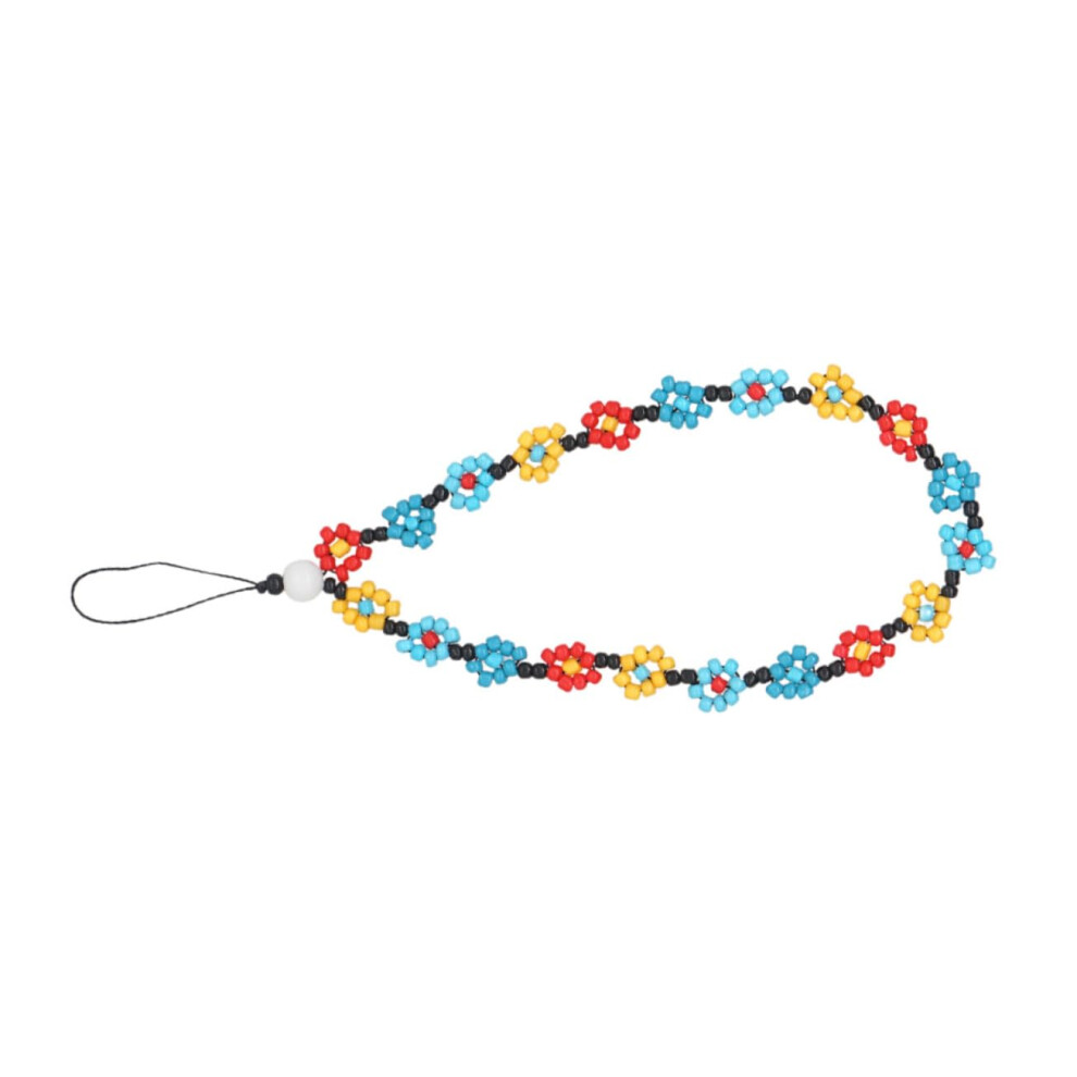 Bohemian Beaded Phone Wrist Strap With AntiâLoss Security, Boho Charm Lanyard For Phones And Keys 9310869699521