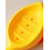 Ceramic Soap Dish with Quick Drain Duck Shape, Easy Clean Surface for Bathroom Sink, Yellow Decor 2