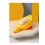 Ceramic Soap Dish with Quick Drain Duck Shape, Easy Clean Surface for Bathroom Sink, Yellow Decor 3