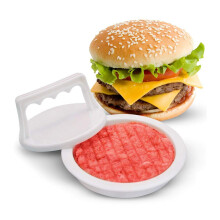 Burger Press Set of 3 Nonstick Adjustable Hamburger Patty Maker with Easy Release for Grill and Freezer