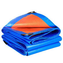 Heavy Duty Waterproof Tarp 2x2m Blue UV Resistant PE Tarpaulin Cover with Reinforced Corners for Camping Garden Outdoor Use