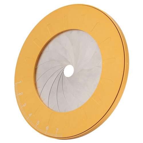 Precision Stainless Steel Circle Drawing Tool, Gold Adjustable Compass Ruler for Crafting and Drafting