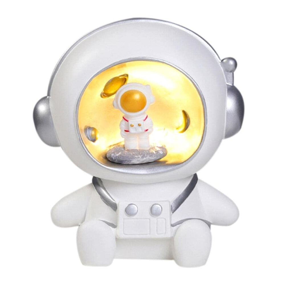 Astronaut Night Piggy Bank Cartoon Astronaut Desk Decoration With Consistent Color Finish Light